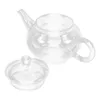 Ensembles de vaisselle théière petite bouilloire à eau théière en verre Transparent plus raide Portable ménage japonais