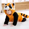 Strampler 0-3 Jahre Entzückende Babys Onesie Sully Anime Oufit Baby Junge Mädchen Kleidung Weiche Warme Winter Nachtwäsche Homewear Halloween Party Overall 231025