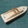 Комплект модели самолета Принцесса Анна Модель яхты Электрическая радиоуправляемая лодка Деревянный сборочный комплект Лазерная резка Модель лодки-яхты 231026