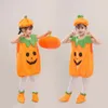 Trajes de Halloween Cosplay Traje de Desempenho Infantil Roupas Masculinas e Femininas Melão Vegetal Desenho Animado Animal Vestir Roupas de Desempenho Travesseiro