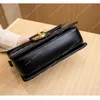 Bag Deer Design Lingge 2024 Women's Fashion Trend the tote Head Small Square Genuine One Leather Shoulder Cowhide Crossbody
