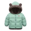 Para baixo casaco inverno engrossar crianças jaquetas meninas casacos meninos jaquetas mais jaquetas de lã criança com capuz outerwear infantil crianças roupas 231025