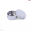 10g White New Mini Tin Tea Candy Metal Storage Box Empty Beauty Face Aloe Vera Gel Cream Aluminum Cosmetic Containers 50pcs/lotgoods Pbqae