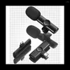 Micrófonos Micrófono inalámbrico Lavalier Cancelación de ruido en vivo para Android Grabación Entrevista A