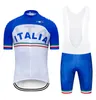 2019 Summer Mens Cycling Jerseysセット半袖サイクリングウェアビブショーツプロチームROPA MAILLOT CICLISMOジェルパッドクイックドライ5507403