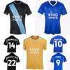 Leicester Soccer Jersey City 2023/24 Club Team 9 Jamie Vardy 22 Kiernan Dewsbury-Hall 30 Mads Hermansen 14 Kelechi Iheanacho 10 Stephy Mavididi Kits de maillots de football