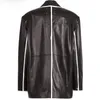 Women's Leather YOLOAgain 2023 Autumn Fashion Oversized Black Jacket Women High Quality Real Blazer Ladies Streetwear
