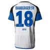 Hamburger SV 8 BENES Voetbalshirt 23-24 Club 9 GLATZEL 18 JATTA 27 DOMPE 28 MUHEIM 14 REIS 3 HEYER 22 VAN DER BREMPT 23 MEFFERT HADZIKADUNIC Voetbalshirttenues Uniform