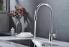 Kitchen Faucets High Quality Brass Sink Faucet Pull Down Cold Water Mixer Tap With Two Functions Sprayer Chrome