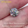 Big 2CT 8mm Real Color D VVS1 3EX Cut Loose Diamond Stone Whole Moissanite For Ring Fine Jewelry292e