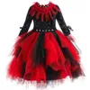 Cadılar Bayramı Kostümleri Cosplay Kostümleri Cadılar Bayramı Çocuk Giyim Kızlar Etek Vampir Cadı Cosplay Çocuk Giyim Performans Elbise