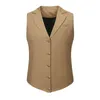 Men's Vests 897504629 Men's Vest Solid Wedding Clothing Waistcoat Winter Work All Seasons Autumn Business Casual Double-Breasted