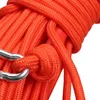 Climbing Ropes Outdoor Climbing Safety Rope Fire Rescue Rope Parachute Rope Camping Hiking Survival Tool With Hook 6MM-8MM 231025