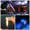 NYA 10 PCS T10 W5W LED Signal Bubl Car Interior Dome Reading Light Cob 12V 7500K White Auto Wedge Side Turnk Door Apartment Plate Lamp