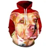 Hoodies masculinos 3d bonito cão série impresso moletom com capuz casual moda feminina y2k casal ao ar livre grandes sudaderas