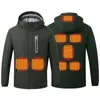 Outdoor Jackets Hoodies Zone 8 hot jacket men's hunting waterproof outdoor windproof USB heat shield electric 231026