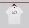 Camiseta para homens AM Verão Tees Mens Mulheres Designers Camisetas Soltas Marcas de Moda Tops Homem S Casual Rua Shorts Manga Camisetas