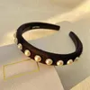 Hair Clips Fashion Pearl Hoop Sweet Blue Red Black Headband Multicolor Energetic And Cute Gentle Accessories For Women