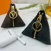 Luxury Bags Women Key Wallets brown Letter Zipprt Triangle Bag Designer Brand Ladies Coin Purses Zero Wallet Female Pouch Bags Purses Bags Pendant Charms Keychain