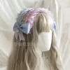 Feestartikelen Roze Blauw Paars Lolita Haarband Heavenly Maiden Cherry Tea Bow Hoofdband Haarspeld Cosplay Sweet Girl Fairy Clip Hoofdtooi