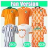 2023 24 Cote D Ivoire Milli Takım Oyuncu Versiyonu Erkek Futbol Formaları Kessie Kornet Gradel Home ve 23 23 Evde Futbol Gömlekleri