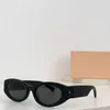 New fashion design oval shape cat eye sunglasses 11WS acetate plank frame simple and popular style versatile UV400 protection glasses