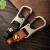 Nuevas de cuero llavero colgante de cintura para coche llavero Interior de coche organizador llavero embellecedor de cadena Gadget regalo llavero accesorios para hombres