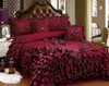 Set di biancheria da letto di lusso champagne stile matrimonio jacquard stereoscopico copriletto in pizzo gonna letto shett copriletto set federe 231026