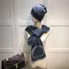 Chapeau tricoté de haute qualité pour hommes et femmes, marque de mode, chapeau tricoté pour femmes et hommes, chapeau chaud et écharpe épais