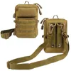 Sacs de taille Pochette tactique multifonction militaire Molle taille de hanche EDC sac portefeuille sac à main support de téléphone sacs Camping randonnée chasse Fanny Pack 231026