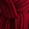 Foulards de Noël Écharpe rouge pour femmes 2023 Hiver Chaud Tricoté Femmes Châle Col Col Foulard Doux Wraps Echarpe Navidad