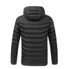 Men's Down Parkas High Quality Men's 2/4/9/11 Heating Set Winter Smart Heating Cotton Set USB Charging Hooded Cotton Set Mens Coat Thick Winter 231026