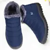 Boots Women Lightweight Winter Shoes For Ankle Snow Botas Mujer Black Couple Waterproof Plus Size 231026