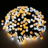 Christmas Decorations Colorful Cherry ball Outdoor LED String Lights Garland Waterproof Fairy Light Wedding Party Holiday Garden Decor 231026