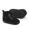 First Walkers Brand born Baby Boy Shoes Soft Sole Crib Warm Boots Antislip Sneaker Solid PU for 1 Year Old 018 Months 231026