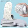 Shoe Parts Accessories Latex Sport Insoles Soft High Elasticity Pads Breathable Deodorant Shock Absorption Cushion Arch Support Orthopedic 231025