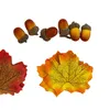 Decoratieve bloemen kunstmatige pompoenen decoratieset woondecoratie voor feest herfst herfst tafelblad