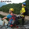 Casques d'escalade XINDA ABS casque d'escalade lunettes pour spéléologie canyoning casque de sécurité casque de descente spéléologie équipement de sauvetage en montagne 231025