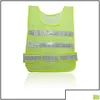 Reflective Safety Supply Wholesale Reflective Safety Supply High Visibility Vest Clothing Hollow Grid Vests Warning Working Constructi Dhscl