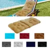 Travesseiro ao ar livre cadeira de vime assento de pátio design dobrável à prova d'água com esponja preenchida para banco de mesa de balanço