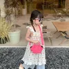 Waist Bags Trendy Princess Baby Little Girl Crossbody Purse Pu Leather Shoulder Bag Kids Luxury Designer Handbags For Girls 231026