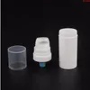 卸売50pcs/lot 15mlプラスチックエアレスローションポンプスプレーボトル1/2オンスクリームエマルジョンスモールコンテナ補充可能なパッケージング