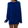 Kadın Sweaters Moda Kadınlar 2023 Sonbahar Kış Giysileri Y2K Gevşek Zarif Uzun Kollu Düzenli Uzunluklar Kadın Giyim Örgüleri