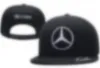 Top Racing motorhoeden Team Mercedes-Benz-AMG Marshmello Luxe Designer Merk heren en dames sport balhoed gemonteerd Mode mesh pet Jeugd trucker caps a14