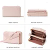 Wallets Fashion Women Shoulder Bag PU Leather Mobile Phone Large Capacity Wallet Card Holders Lady Small Crossbody Money Clutch