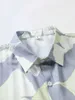 Camisas casuais masculinas verão moda floral impressão manga curta em único breasted designer camisa camisas de hombre