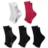 Chaussettes pour hommes 1 paire de cuivre infusé compression soutien de la cheville soulagement de la douleur pied anti-fatigue sport course yoga