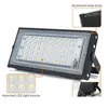 Reflektory 50 W 100W LED LED Light 110V 220V Tryb zewnętrzny światło reflektorów Czerwony zielony niebieski RGB IP65 Wodoodporny Lampa uliczna Krajobraz Dhxyt