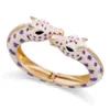 Bangle HAHA TOTO Trendy Giraffe Cuff Bracelet Statement Bangle for Women Gold Plating with Colorful Enamel Animal Bracelet Pulseira 231027