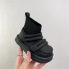 Boots Automne 2023 Nouveaux bottes pour enfants Princesse confortable Chaussures de mode simples Girls Anti Slip Soft Sole Boots 1-3 ans 231027